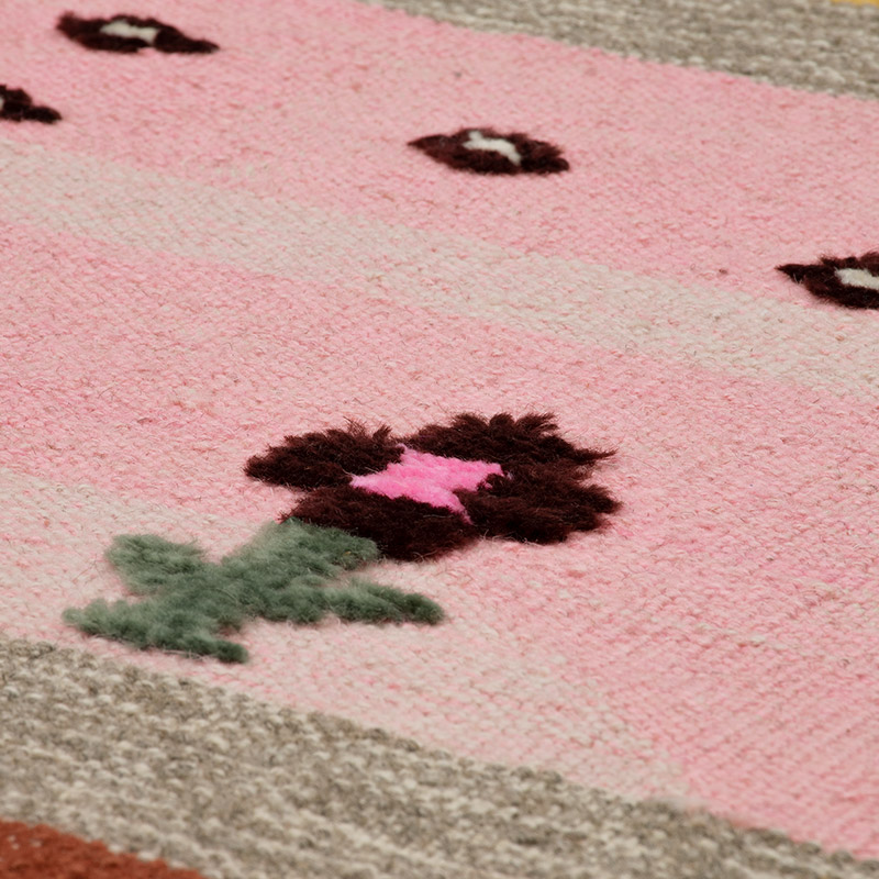 New Handwoven Turkish Kilim Rug - 7' 1" x 10' 10" (85" x 130") - K0091450