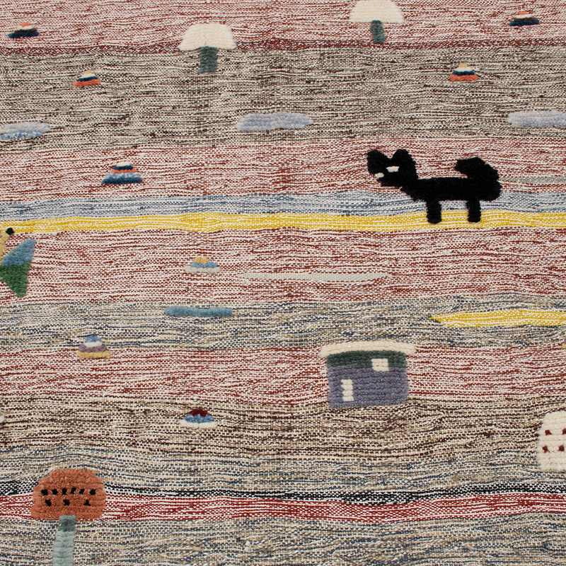 Yeni Kök Boya El Dokuma Kilim - 109 cm x 160 cm - K0091456