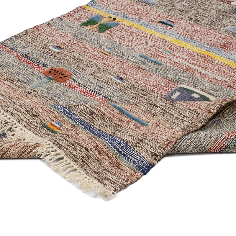 Yeni Kök Boya El Dokuma Kilim - 109 cm x 160 cm - K0091456