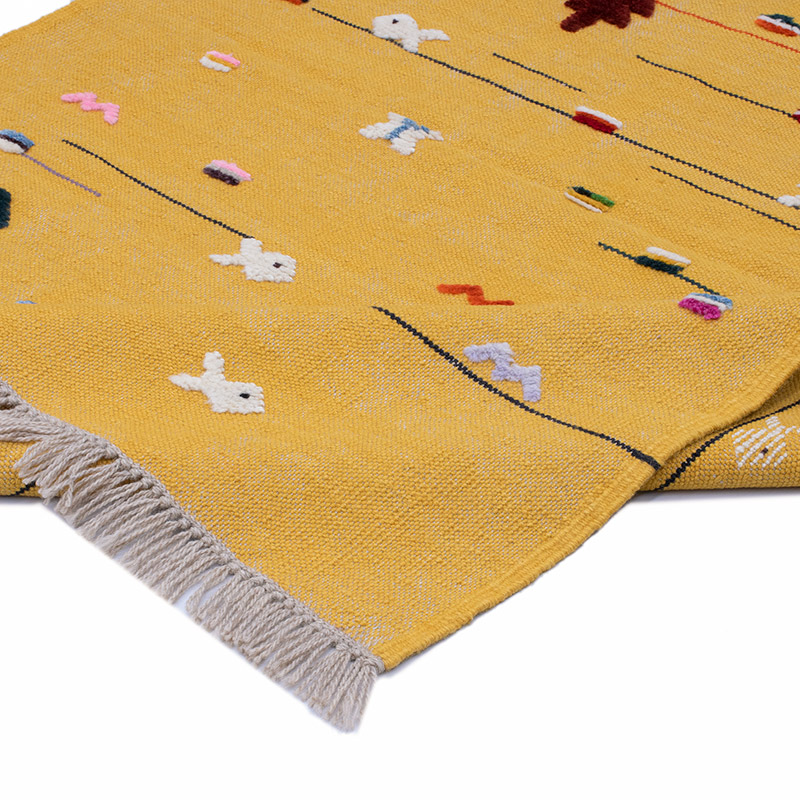 Yeni Kök Boya El Dokuma Kilim - 121 cm x 175 cm - K0091457