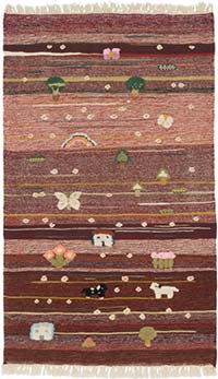 Yeni Kök Boya El Dokuma Kilim - 99 cm x 162 cm