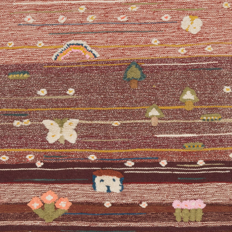 Yeni Kök Boya El Dokuma Kilim - 99 cm x 162 cm - K0091460
