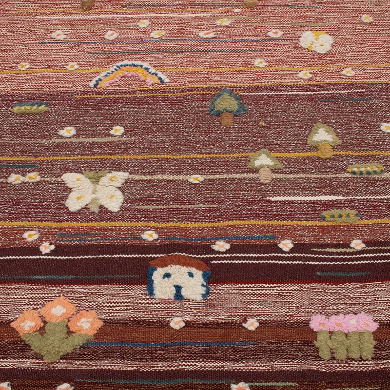 Yeni Kök Boya El Dokuma Kilim - 99 cm x 162 cm - K0091460