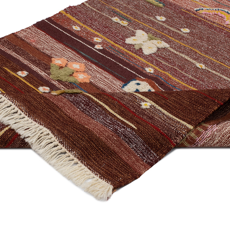 Yeni Kök Boya El Dokuma Kilim - 99 cm x 162 cm - K0091460