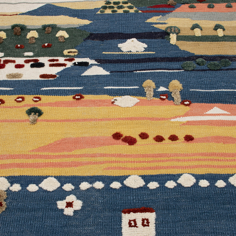 Nueva Alfombra Turca Kilim - 101 cm x 151 cm - K0091463