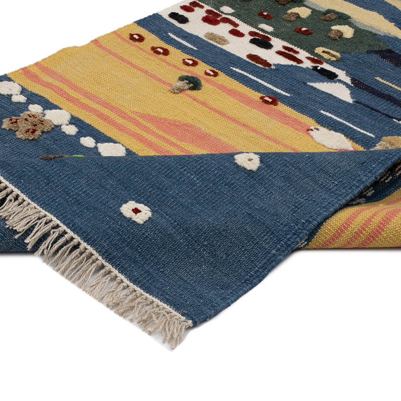 Nueva Alfombra Turca Kilim - 101 cm x 151 cm - K0091463