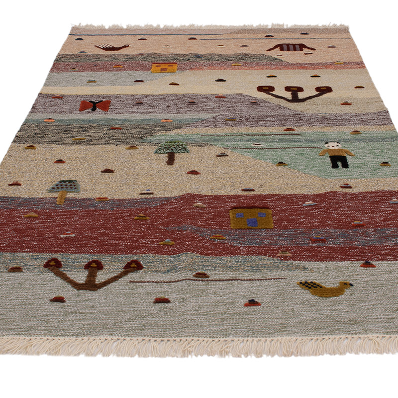 Yeni Kök Boya El Dokuma Kilim - 120 cm x 179 cm - K0091464