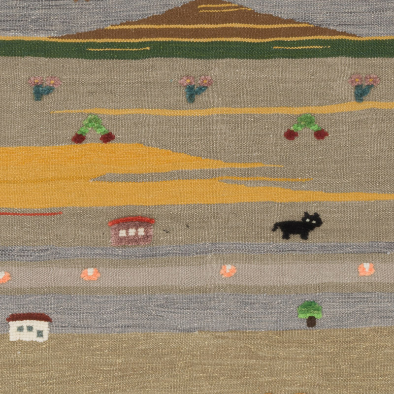 Yeni Kök Boya El Dokuma Kilim - 100 cm x 157 cm - K0091465