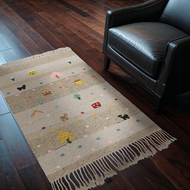 Yeni Kök Boya El Dokuma Kilim - 104 cm x 156 cm - K0091466