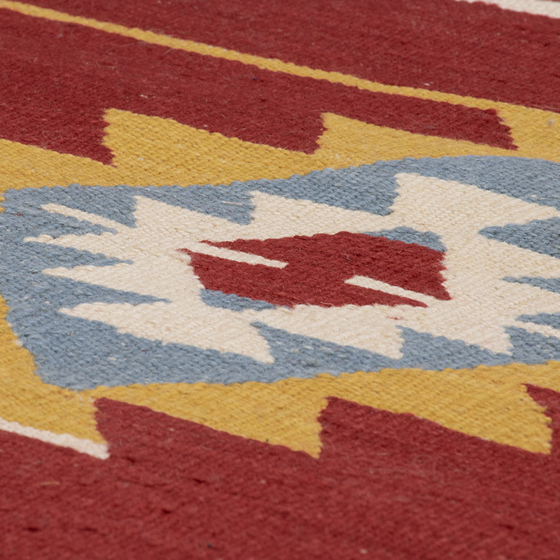New Handwoven Turkish Kilim Rug - 4'  x 6' 3" (48" x 75") - K0091470