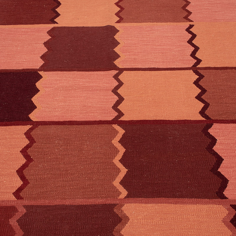 New Handwoven Turkish Kilim Rug - 4' 1" x 6' 2" (49" x 74") - K0091471