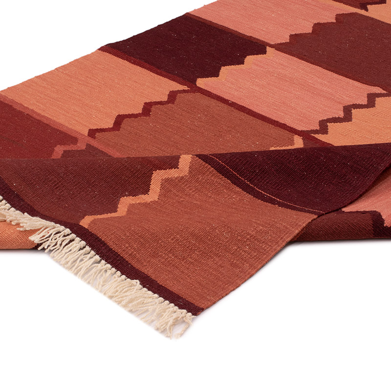 New Handwoven Turkish Kilim Rug - 4' 1" x 6' 2" (49" x 74") - K0091471