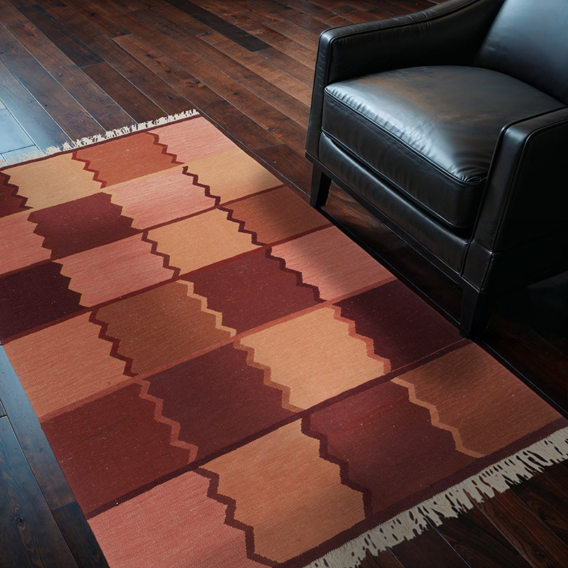 New Handwoven Turkish Kilim Rug - 4' 1" x 6' 2" (49" x 74") - K0091471