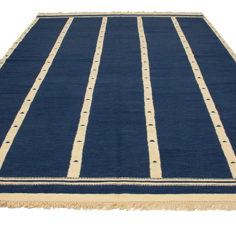 New Handwoven Turkish Kilim Rug - 6' 6" x 9' 11" (78" x 119") - K0091472