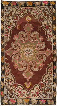 Vintage Kars Kilim Rug