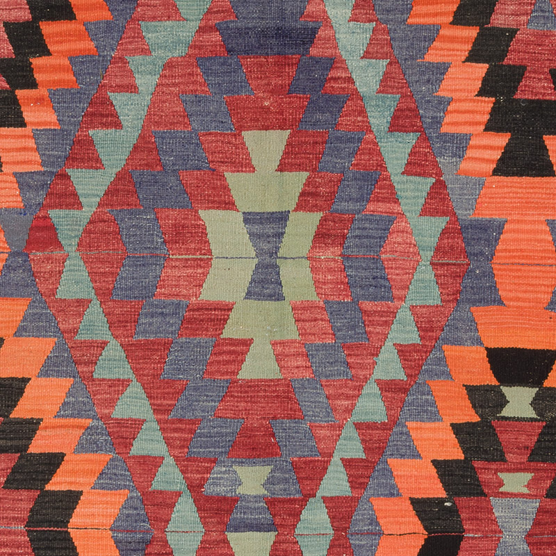 Vintage Manisa Kilim Rug - K0091476