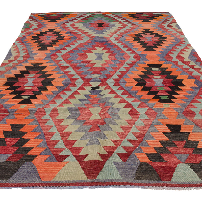 Vintage Manisa Kilim Rug - K0091476