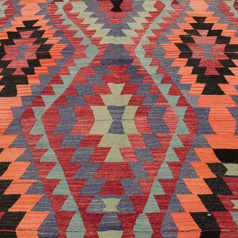 Vintage Manisa Kilim Rug - K0091476