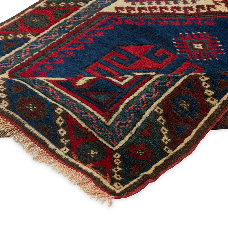 Pasillo Vintage Turco Anudado a Mano - 72 cm x 311 cm - K0091477