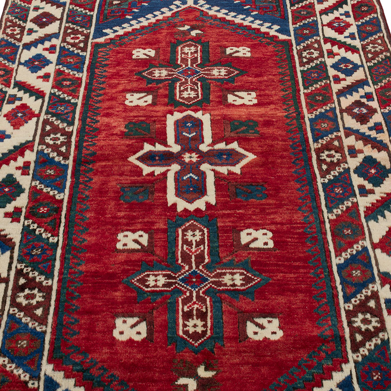 Vintage Turkish Hand-Knotted Rug - 4'  x 6' 7" (48" x 79") - K0091478