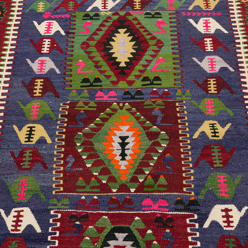 Vintage Esme Kilim Rug - K0091483