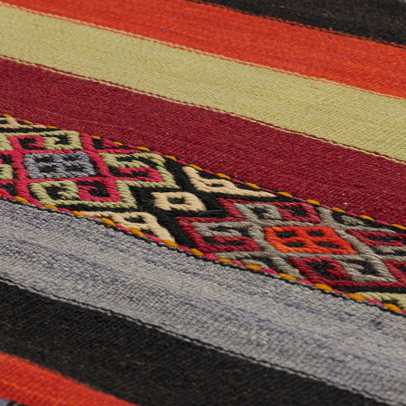 Vintage Anatolian Kilim Rug - K0091486