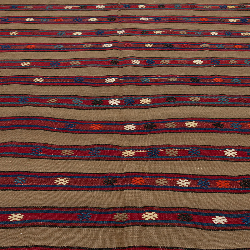 Vintage Fethiye Kilim Rug - K0091487