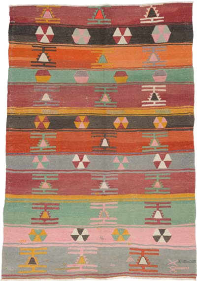 Alfombra Vintage Denizli Kilim