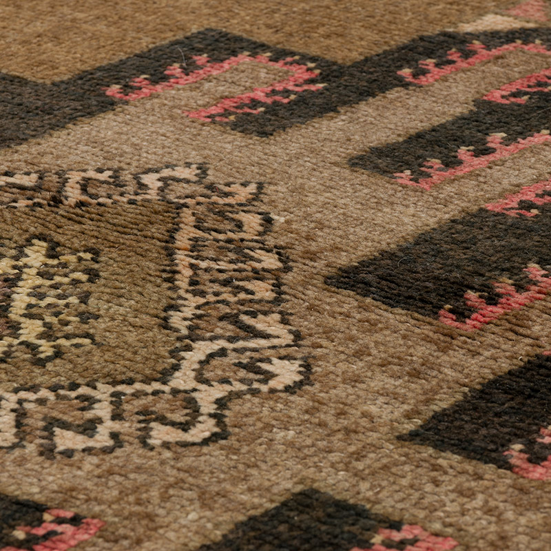Vintage Turkish Hand-Knotted Runner - 3' 9" x 11' 3" (45" x 135") - K0091497