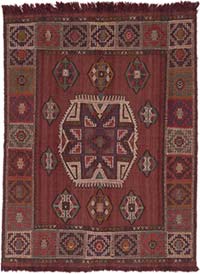Vintage Anatolian Jijim Rug