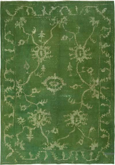 El Oyması Boyalı Halı