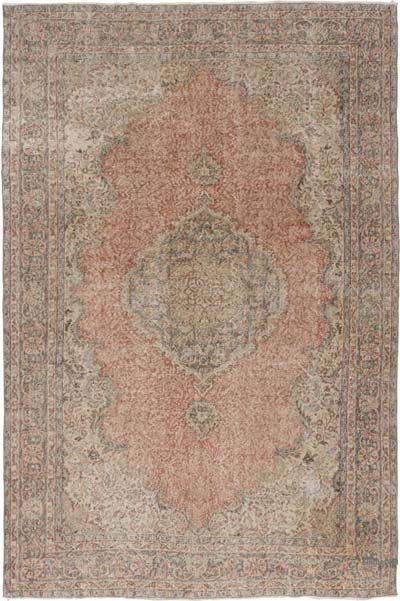 Vintage Turkish Hand-Knotted Rug