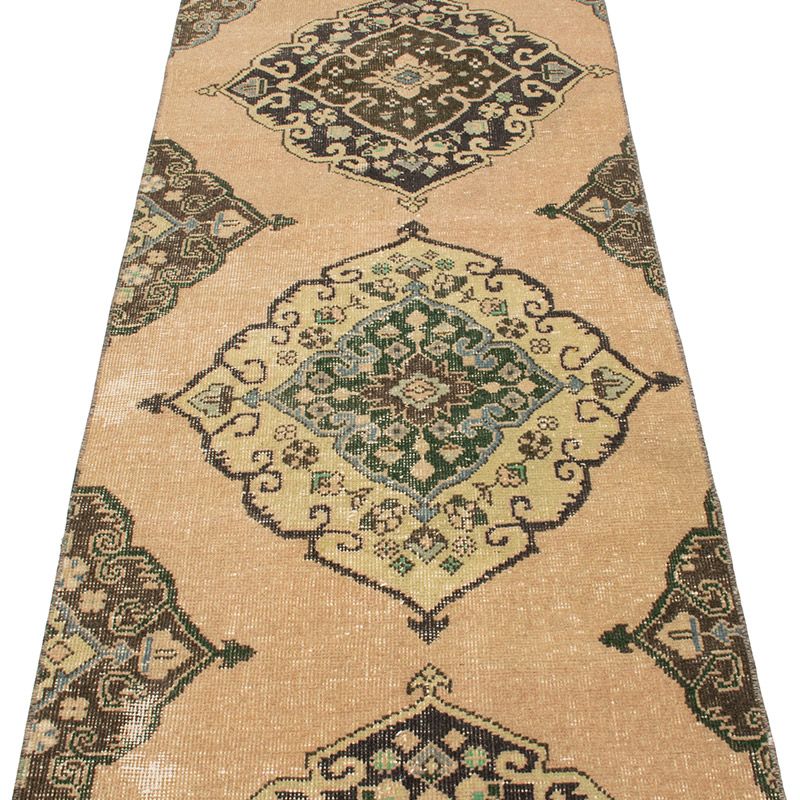 Vintage Turkish Runner Rug - K0091506