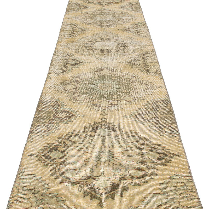 Alfombra Turca Vintage de pasillo - K0091510