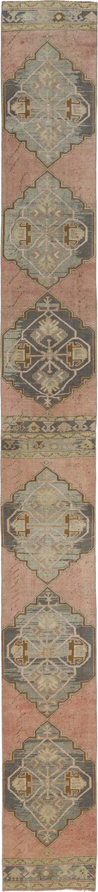 Alfombra Turca Vintage de pasillo