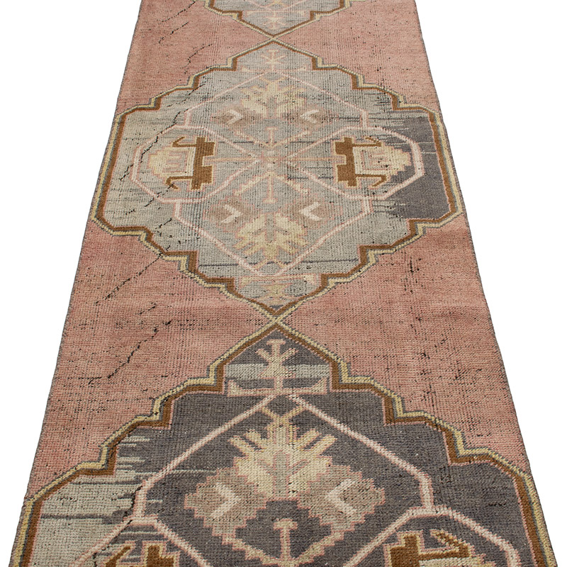 Vintage Turkish Runner Rug - K0091514