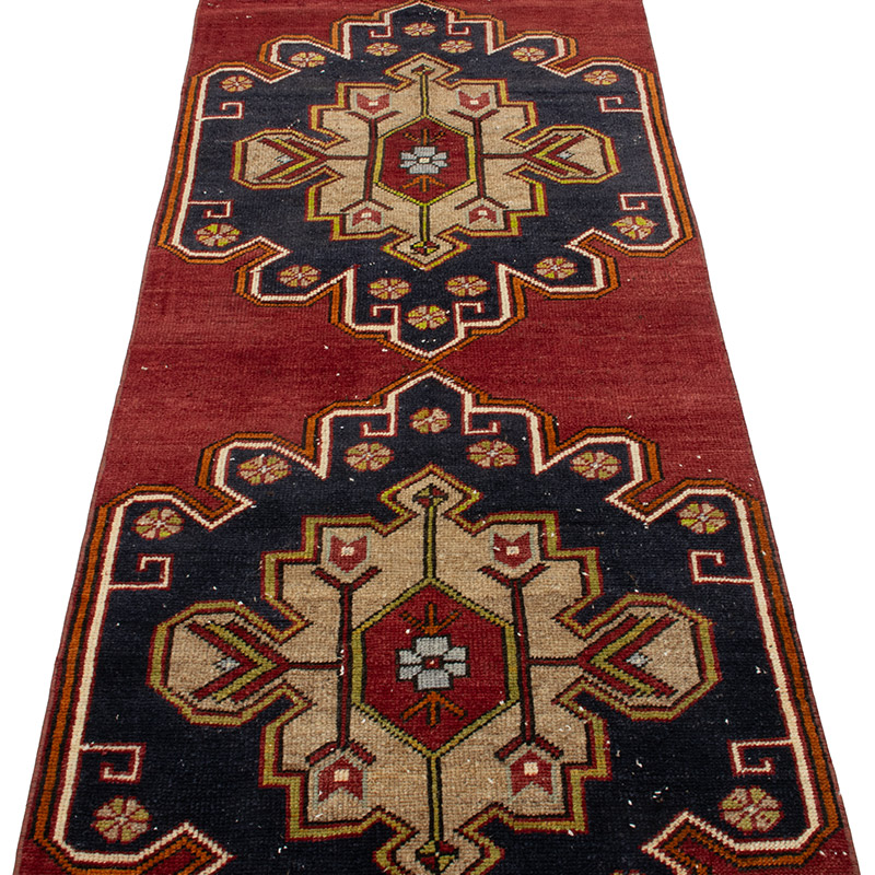 Vintage Turkish Runner Rug - K0091515