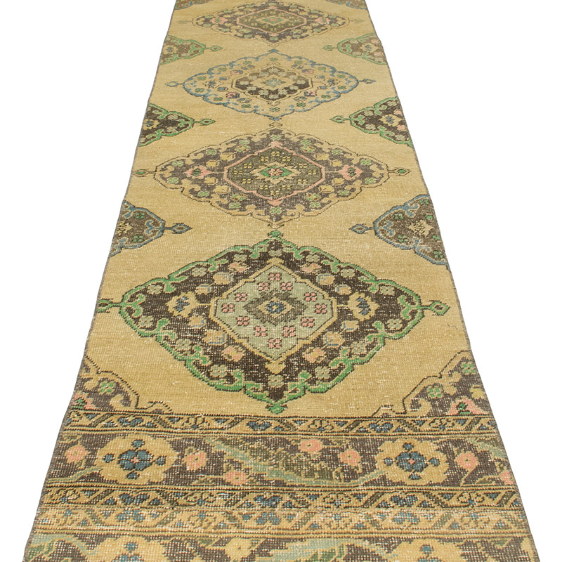 Vintage Turkish Runner Rug - K0091521