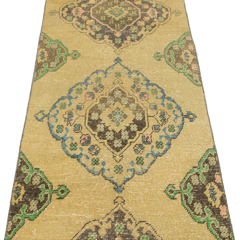 Vintage Turkish Runner Rug - K0091521
