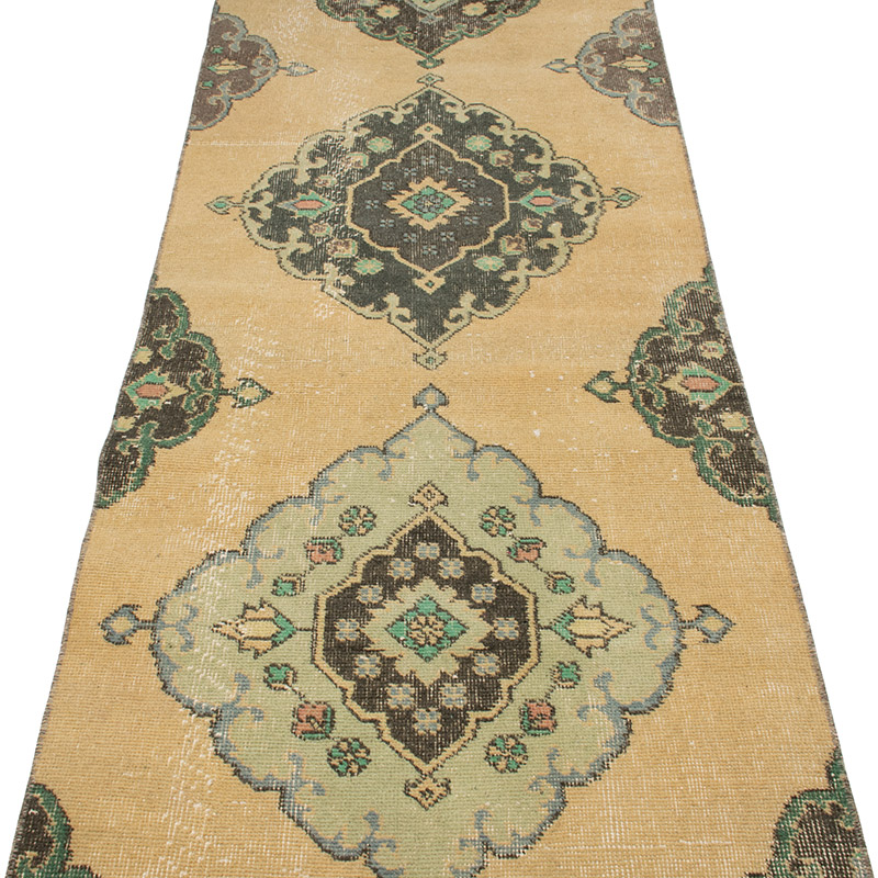 Vintage Turkish Runner Rug - K0091523