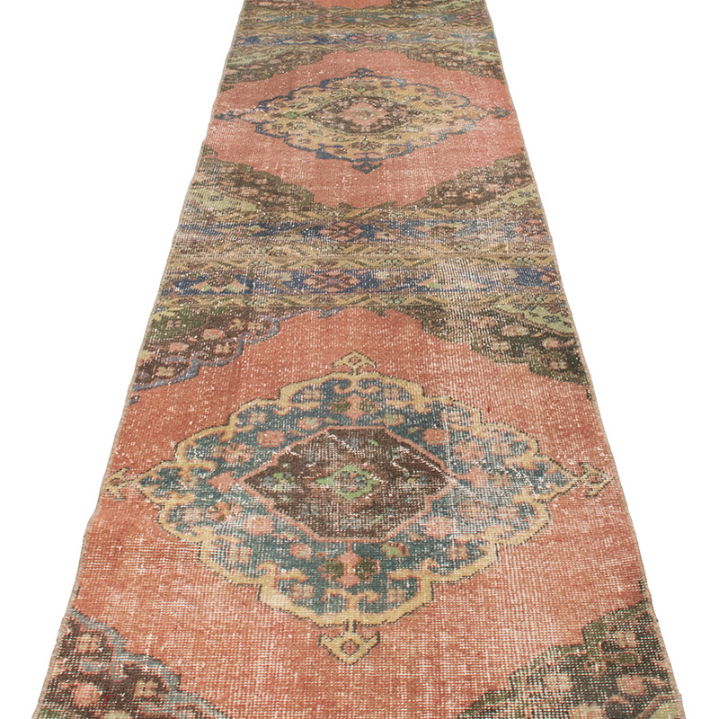 Vintage Turkish Runner Rug - K0091524
