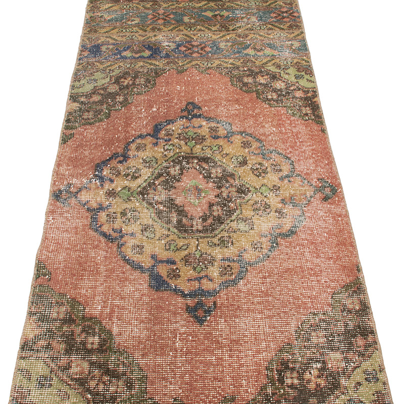Vintage Turkish Runner Rug - K0091524