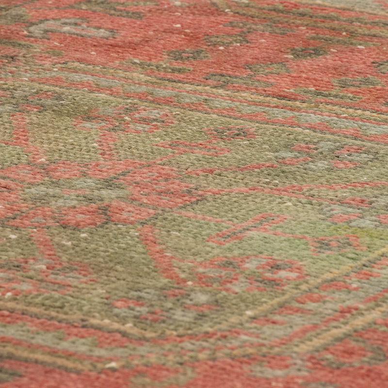 Alfombra Turca Vintage de pasillo - K0091526
