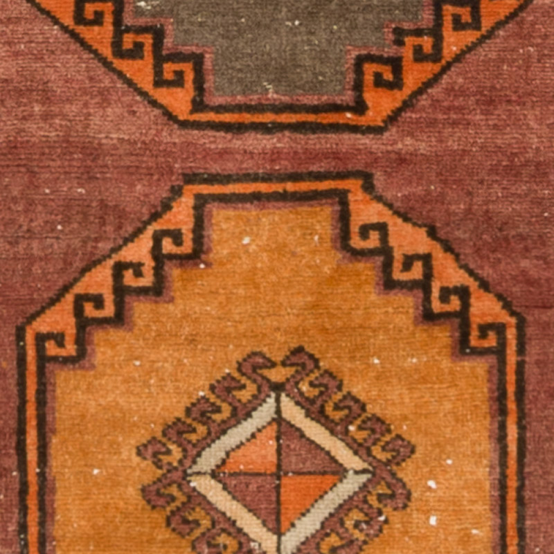 Alfombra Turca Vintage de pasillo - K0091529