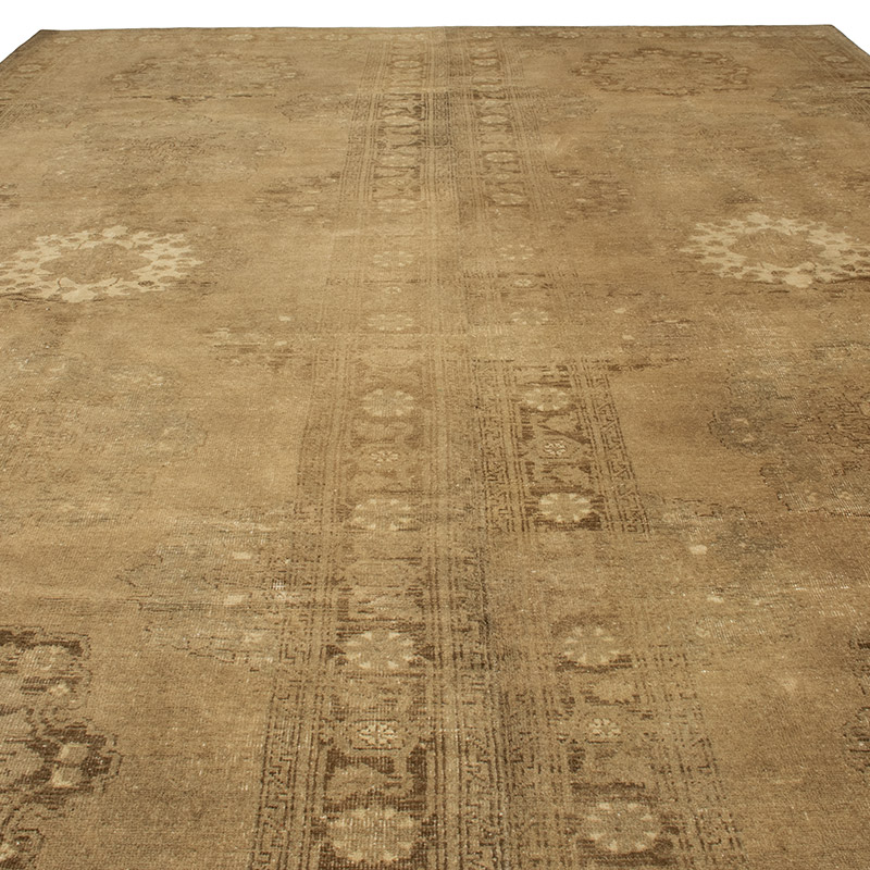 Alfombra Vintage Turca Anudada a Mano - 295 cm x 420 cm - K0091530