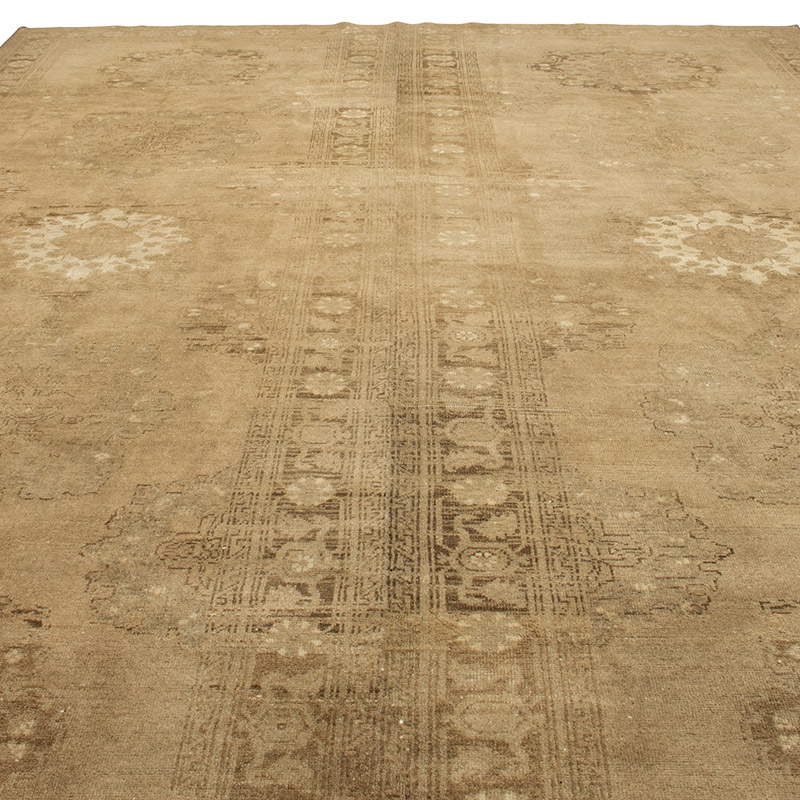 Alfombra Vintage Turca Anudada a Mano - 295 cm x 420 cm - K0091530