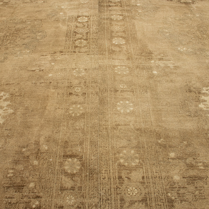 Alfombra Vintage Turca Anudada a Mano - 295 cm x 420 cm - K0091530