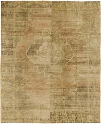 Alfombra Vintage Turca Anudada a Mano - 293 cm x 359 cm