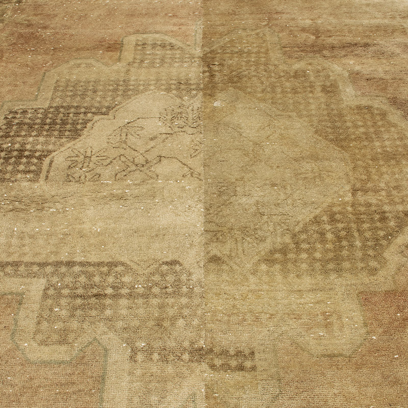 Alfombra Vintage Turca Anudada a Mano - 293 cm x 359 cm - K0091531