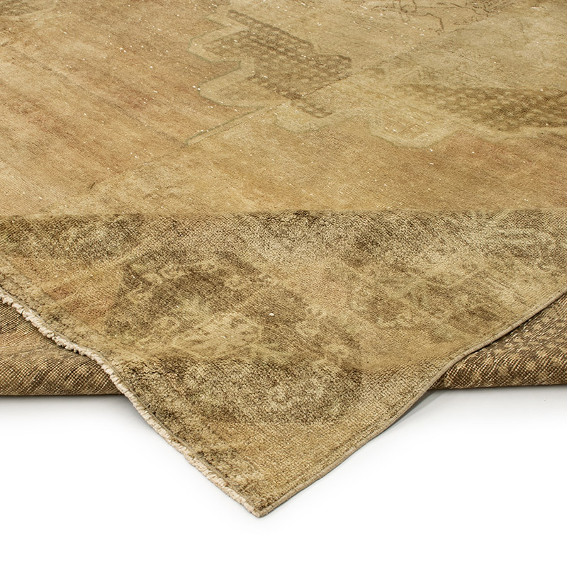 Alfombra Vintage Turca Anudada a Mano - 293 cm x 359 cm - K0091531